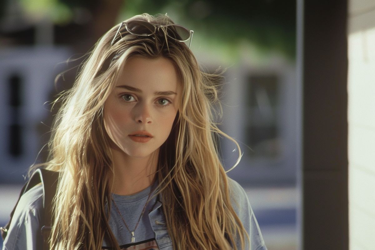 Alicia Silverstone immersing herself in the world of Beverly Hills teens.