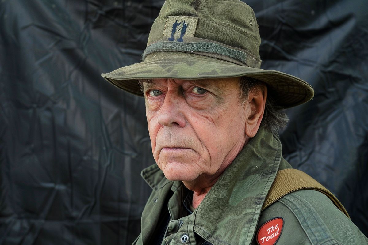 Charles Martin Smith portrays Vietnam veteran Terry 