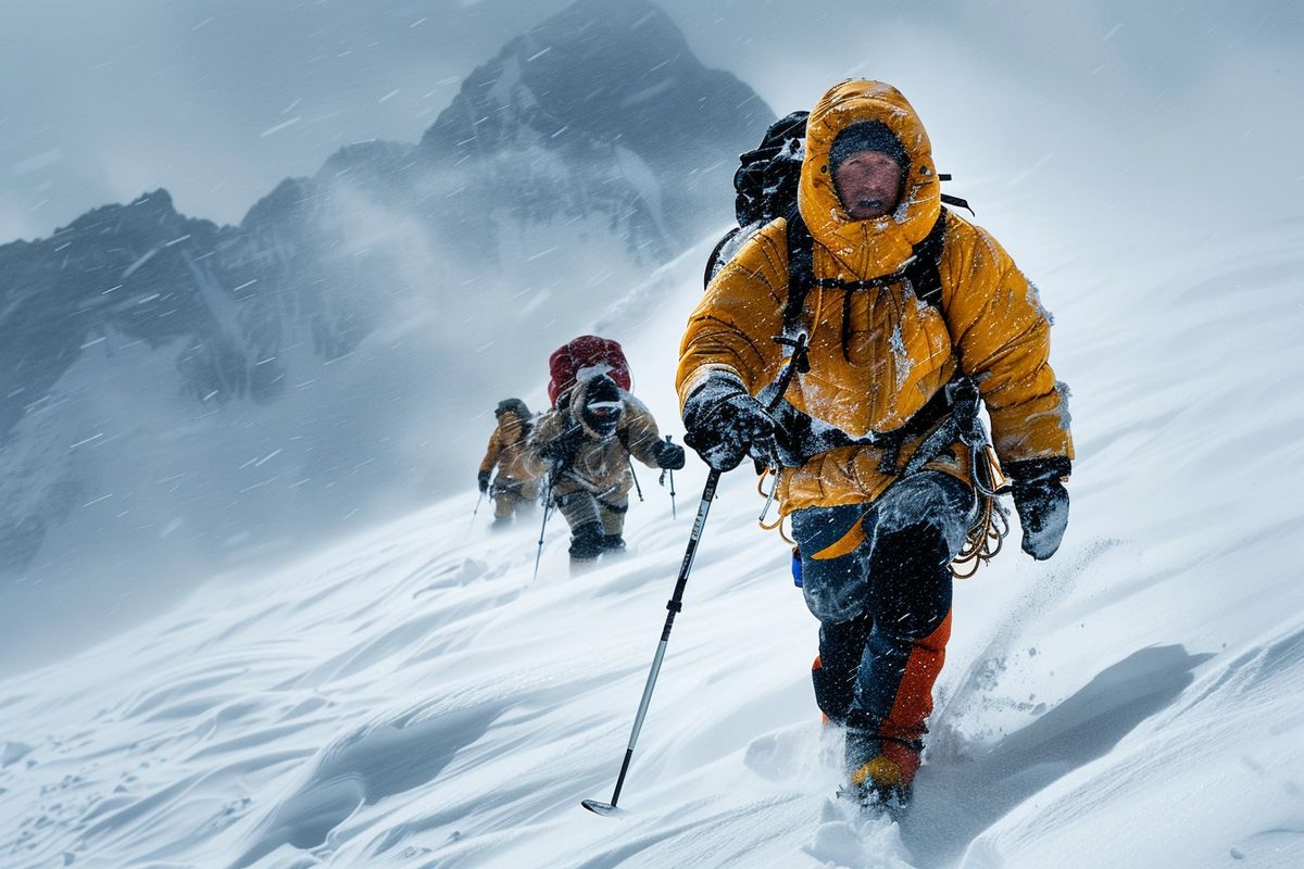 Overcoming challenges of extreme conditions during the filming process.