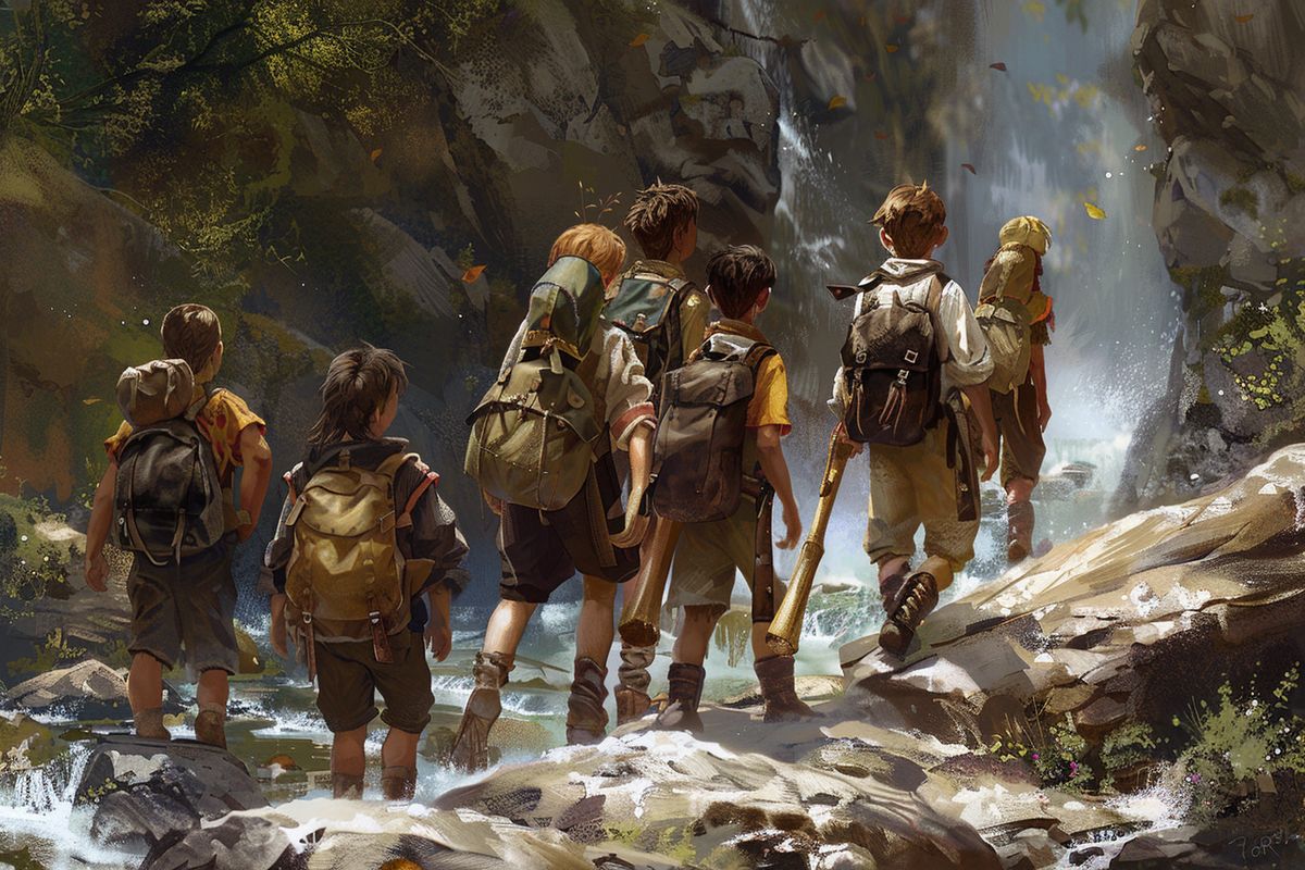 A group of ordinary kids embarking on an extraordinary adventure.