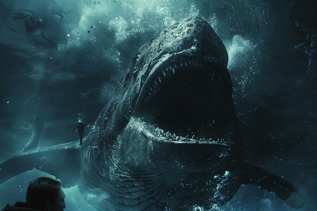 Impressive underwater visuals creating a terrifying and fascinating atmosphere in the movie.