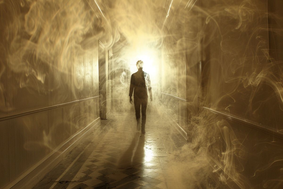 Main character becoming invisible through a scientific invention or supernatural event.