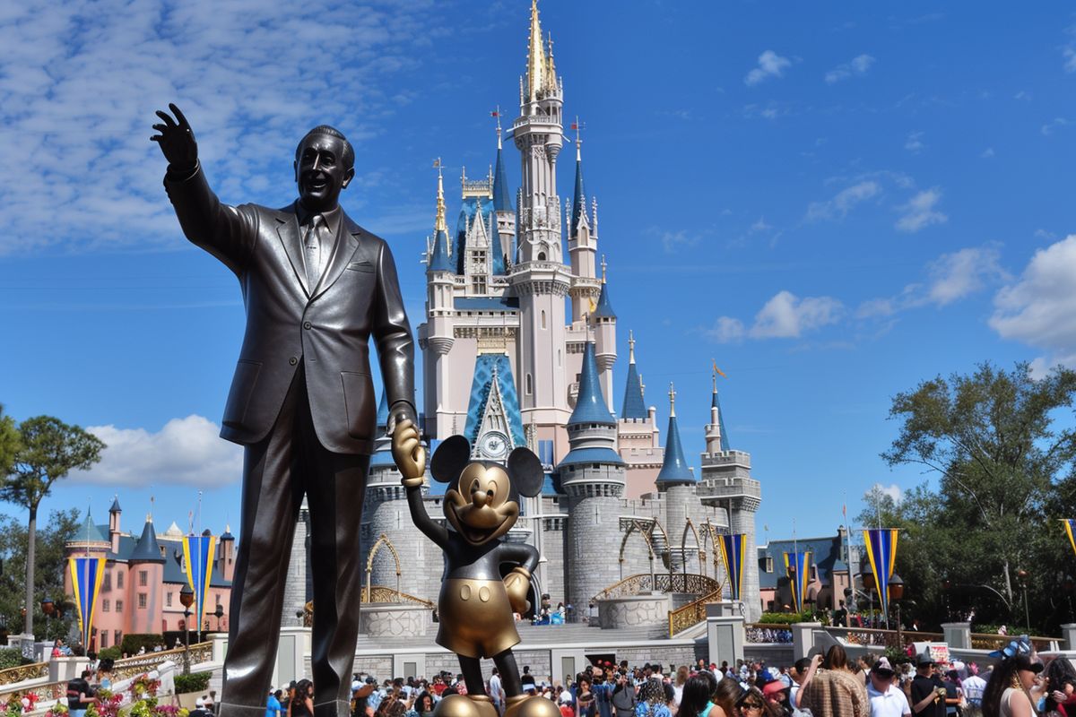 Disneyland in California and Walt Disney World in Florida are iconic.