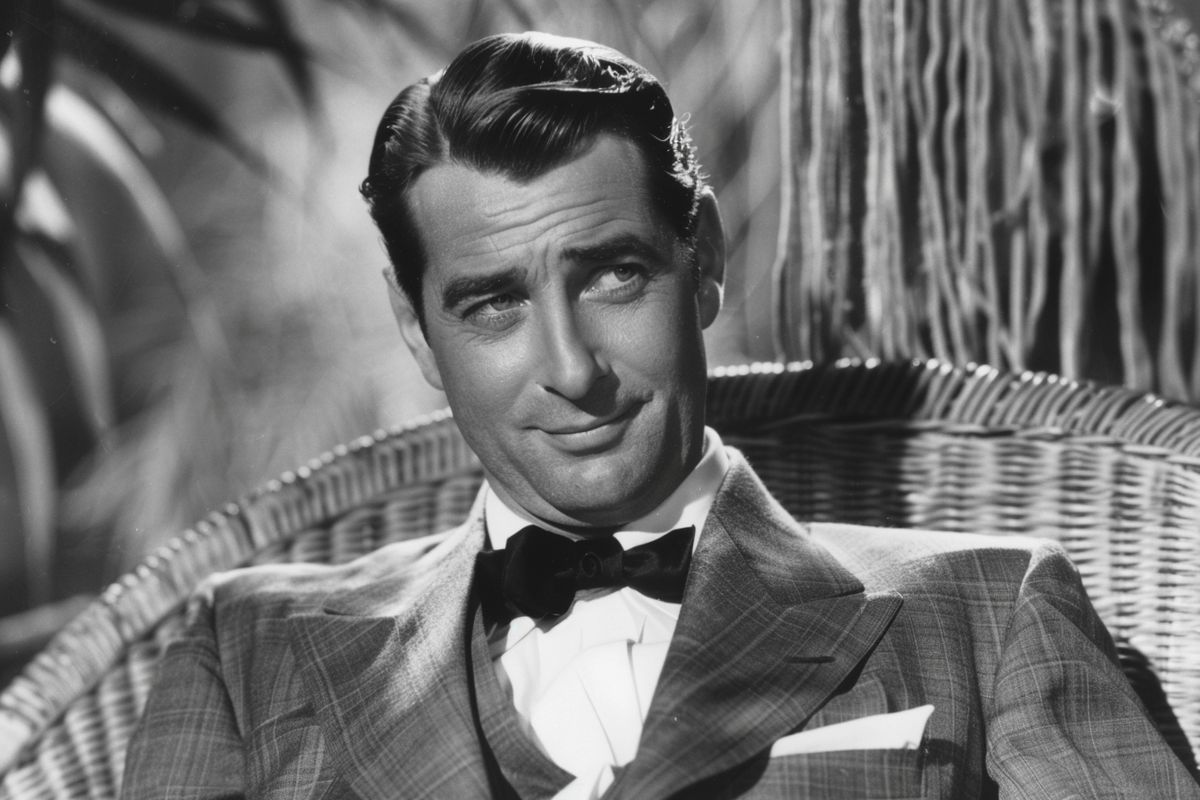 Cary Grant mastering the art of acting in both silent and sound films.