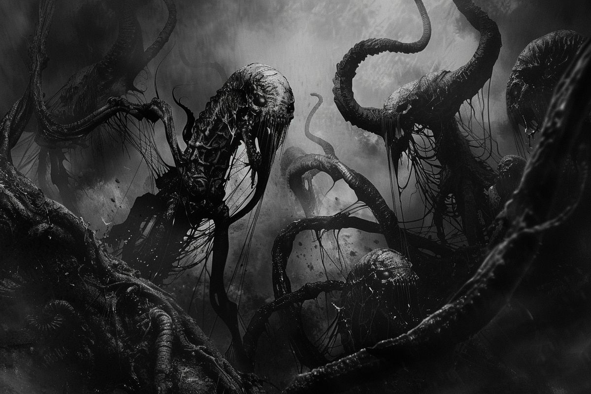 Exploration of new possibilities in the horrific universe with added dark humor.