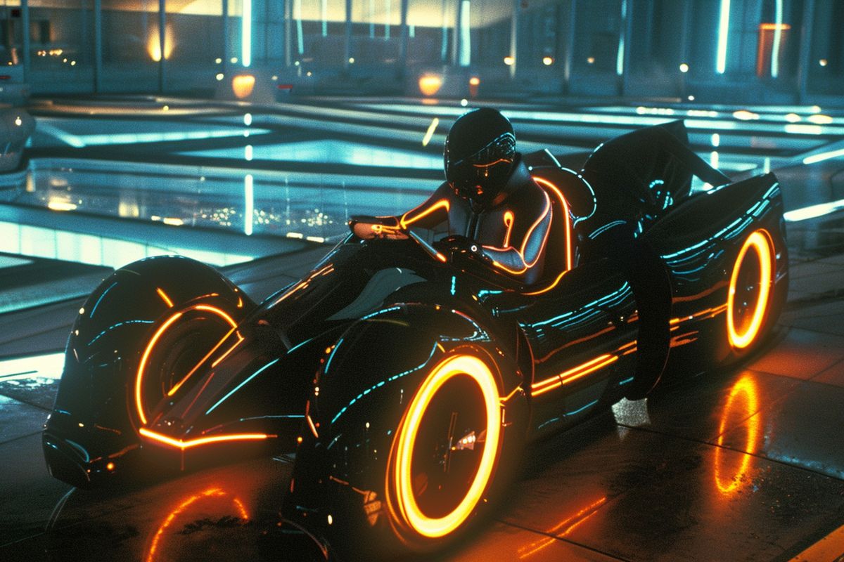 Tron's avantgarde aspect foreshadows new era in film special effects.