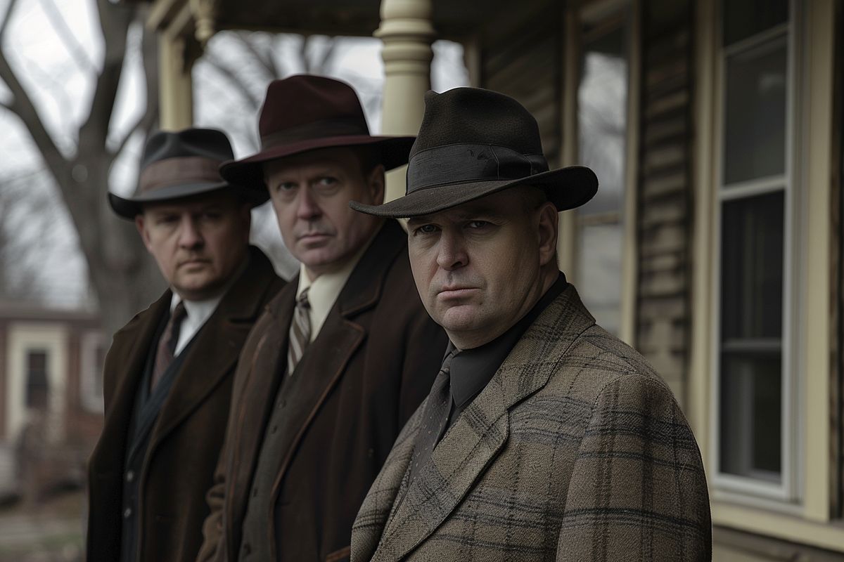 Captivating historical reenactments showcasing the American mob's influence.
