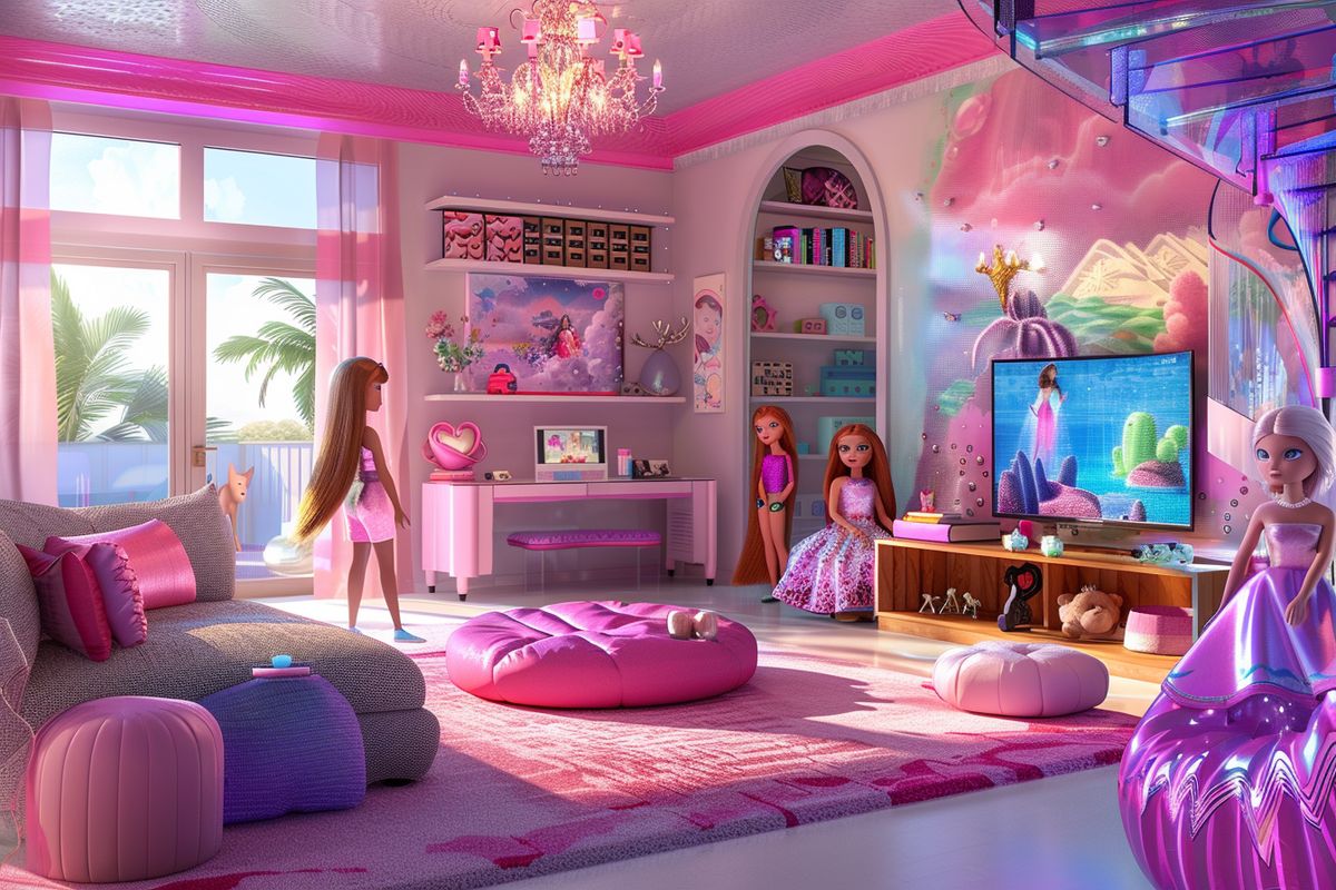 Experience a magical marathon in the Dreamhouse with Barbie and friends.